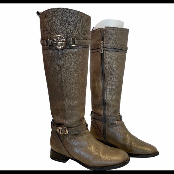 Tory Burch Teresa Leather riding Boots Size 6.5 - Picture 11 of 11